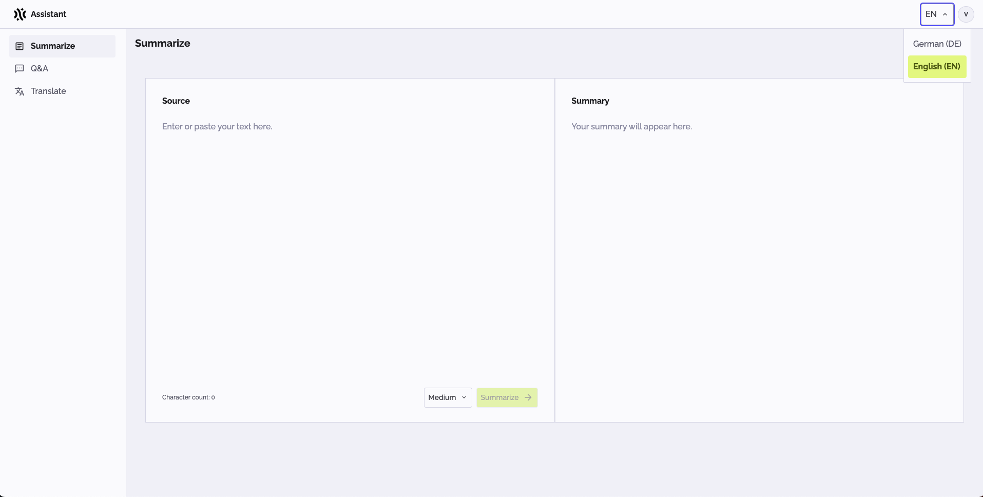 assistant-change-language