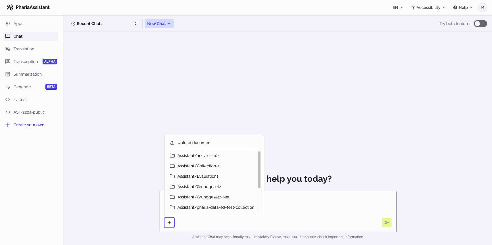 assistant-chat-collections