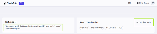 PhariaCatch annotator view